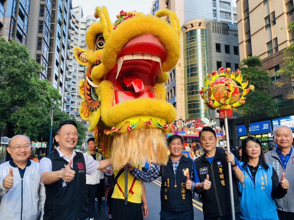 中壢仁海宮喜迎200週年媽祖文化祭 全台灣最長的百米金龍亮相超吸睛