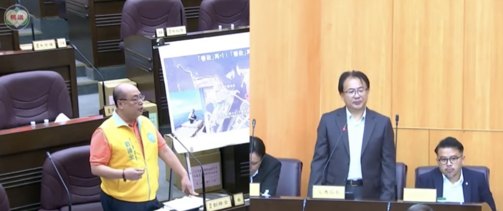 桃園市議員劉勝全議會質詢交通局 提案「共享車位 」 改善停車困境