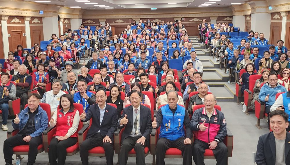 國民黨桃園市黨部新春團拜 朱立倫籲團結保護桃園6立委