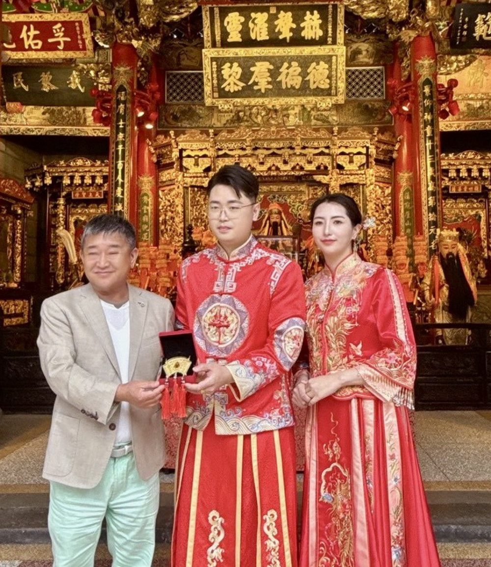 桃園大廟景福宮喜事臨門 首次為新人締結良緣證婚