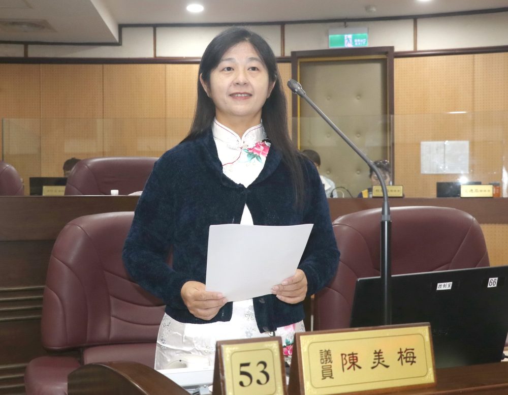 桃市議員陳美梅爭取經國重劃區增設共融式遊具以應民需