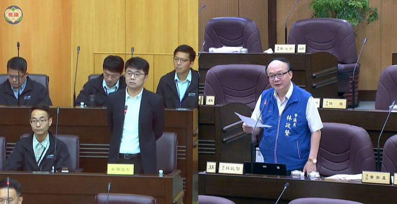 林政賢關心市政 針砭時事 針對市政媒體曝光行銷、有線電視收費與兩岸交流提出質詢