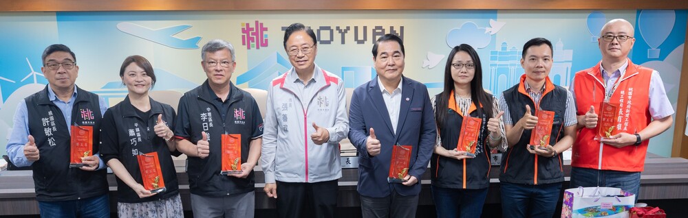 工程品質考核績優機關 張善政表揚