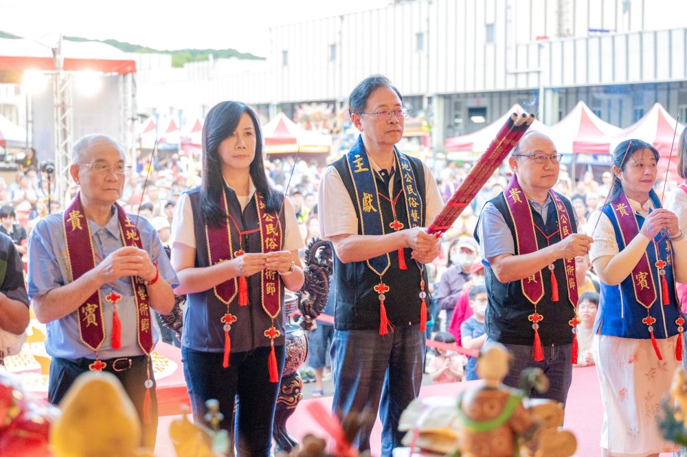 桃園土地公民俗藝術節 張善政為花蓮光復鄉祈福