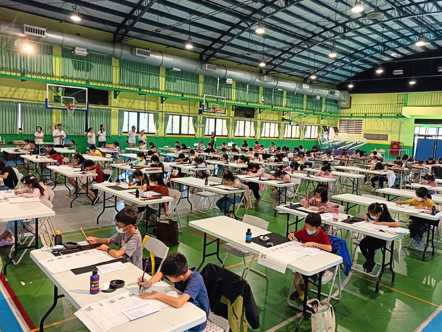 慈護宮酬恩五朝圓醮系列活動 舉辦書法比賽二百人與會