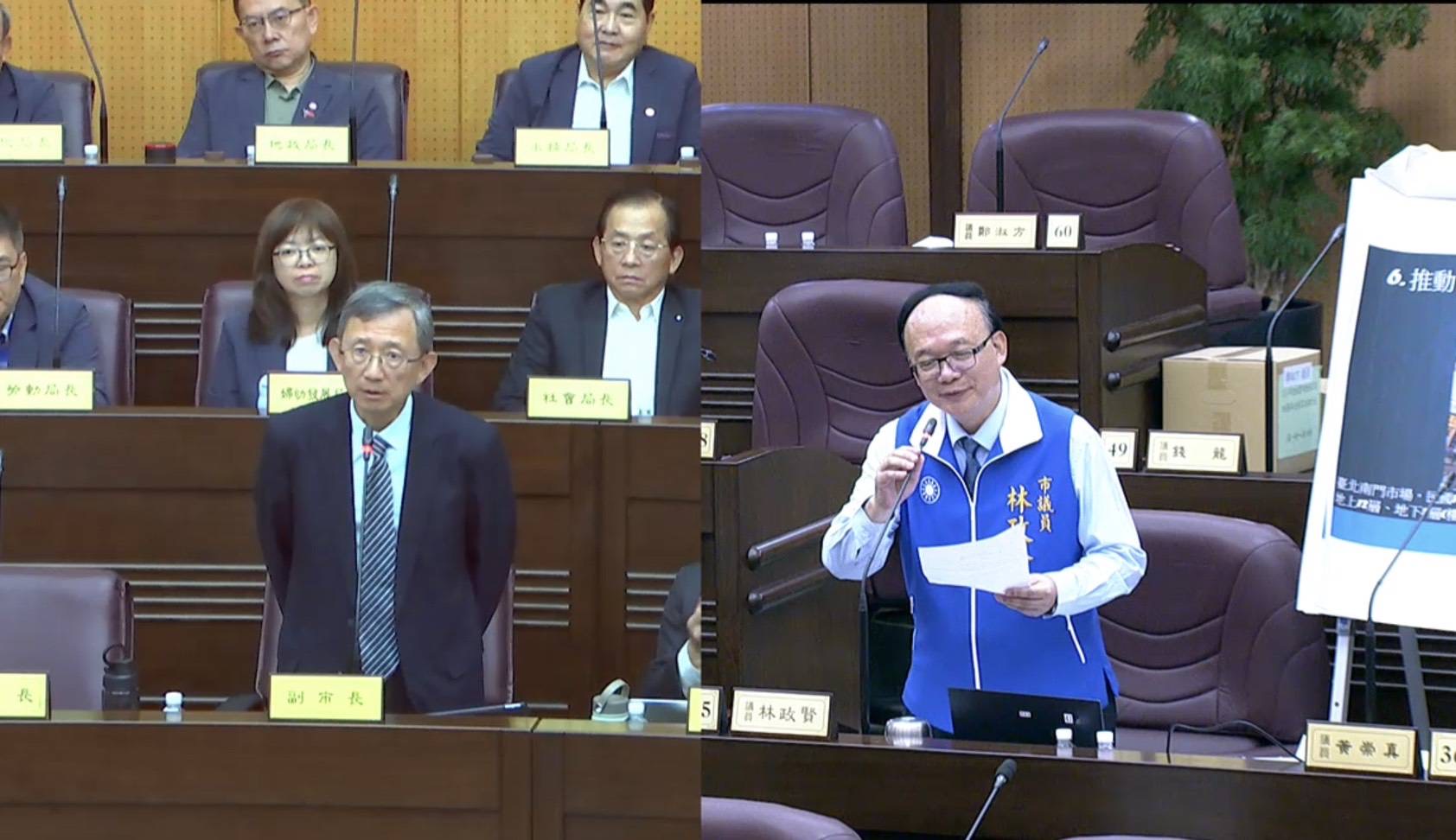 市政總質詢聚焦桃園發展 市議員林政賢聚焦張市長連任信心、南門市場重建