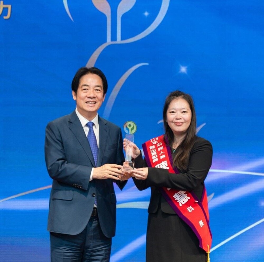 桃園工務局科長陳翠慧 獲公務人員傑出貢獻獎