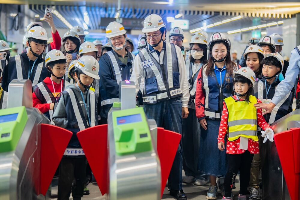 桃園捷運綠線 首度開放參觀