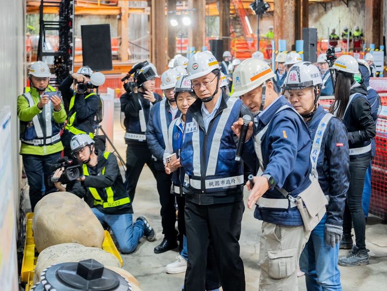 創紀錄 桃園捷運綠線7台潛盾機同步掘進 力拚119年全線通車