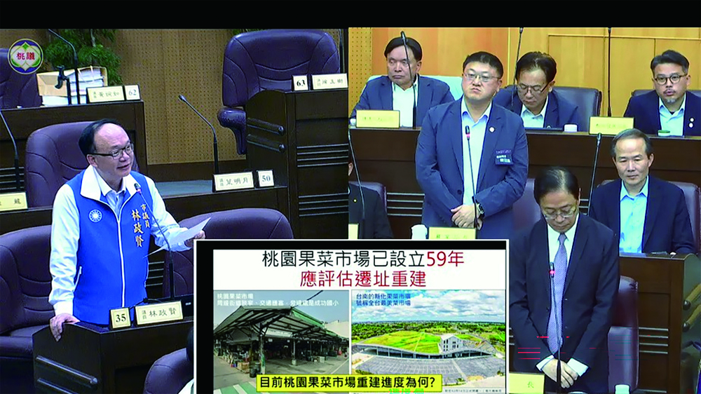 南門市場重建果菜市場遷建 林政賢提出質詢