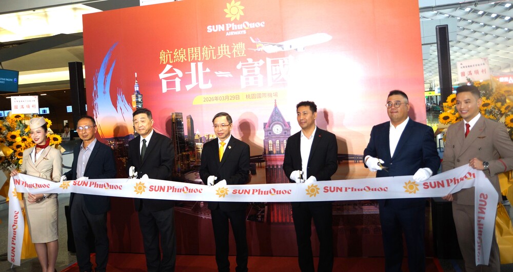 越南太陽富國航空 台北首航富國島