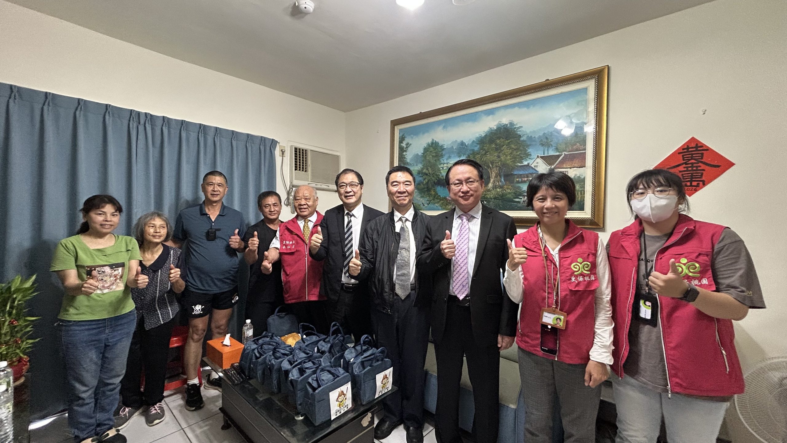 法務部迎端午！ 桃檢長偕二會訪視關懷家庭 落實「柔性司法」